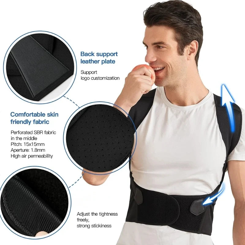 New Advanced 2.0 Imported Comfort Posture Correction Brace