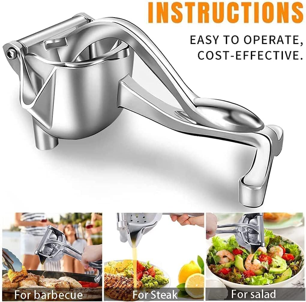 Aluminum Manual Juicer Heavy Duty Fruit Juicer (Aluminum)
