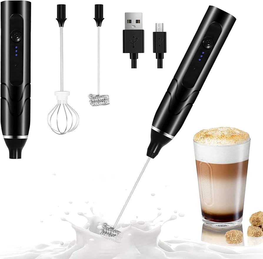 High Quality 2 in 1 Electric, Coffee, Cake Beater - USB Adjustable Electric Blender