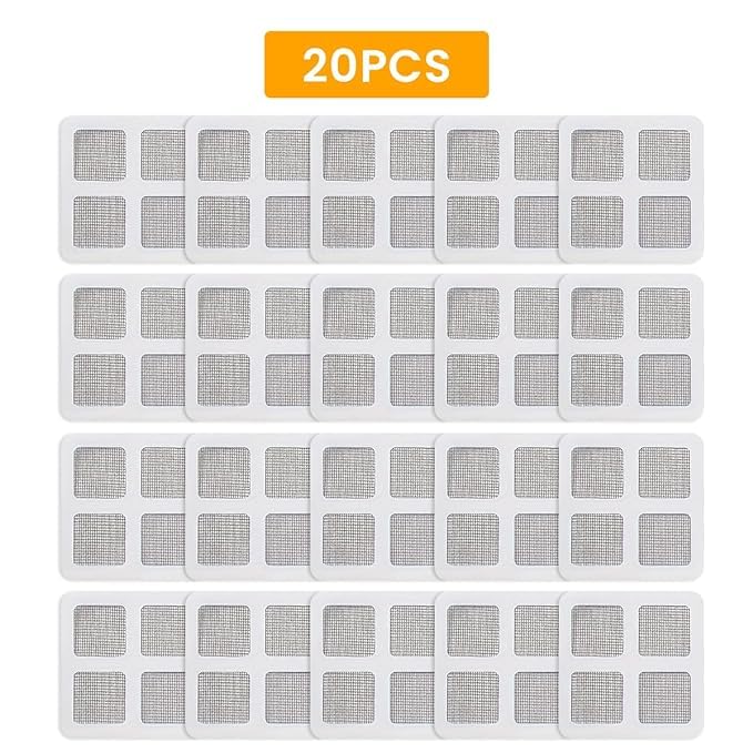 Drain Antimicrobial Sticker, Disposable Filter Net Sticker for Bathroom, Kitchen Drain (1 Pack 10 Pcs)