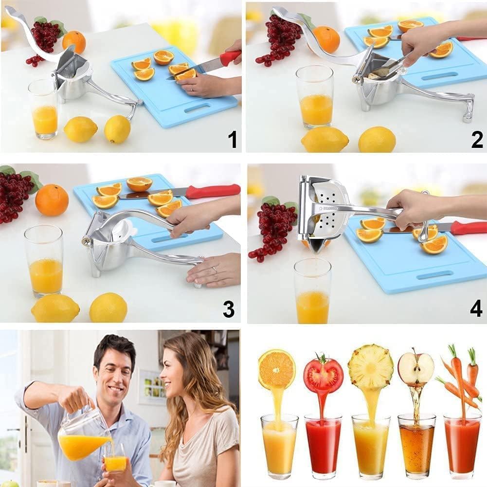 Aluminum Manual Juicer Heavy Duty Fruit Juicer (Aluminum)