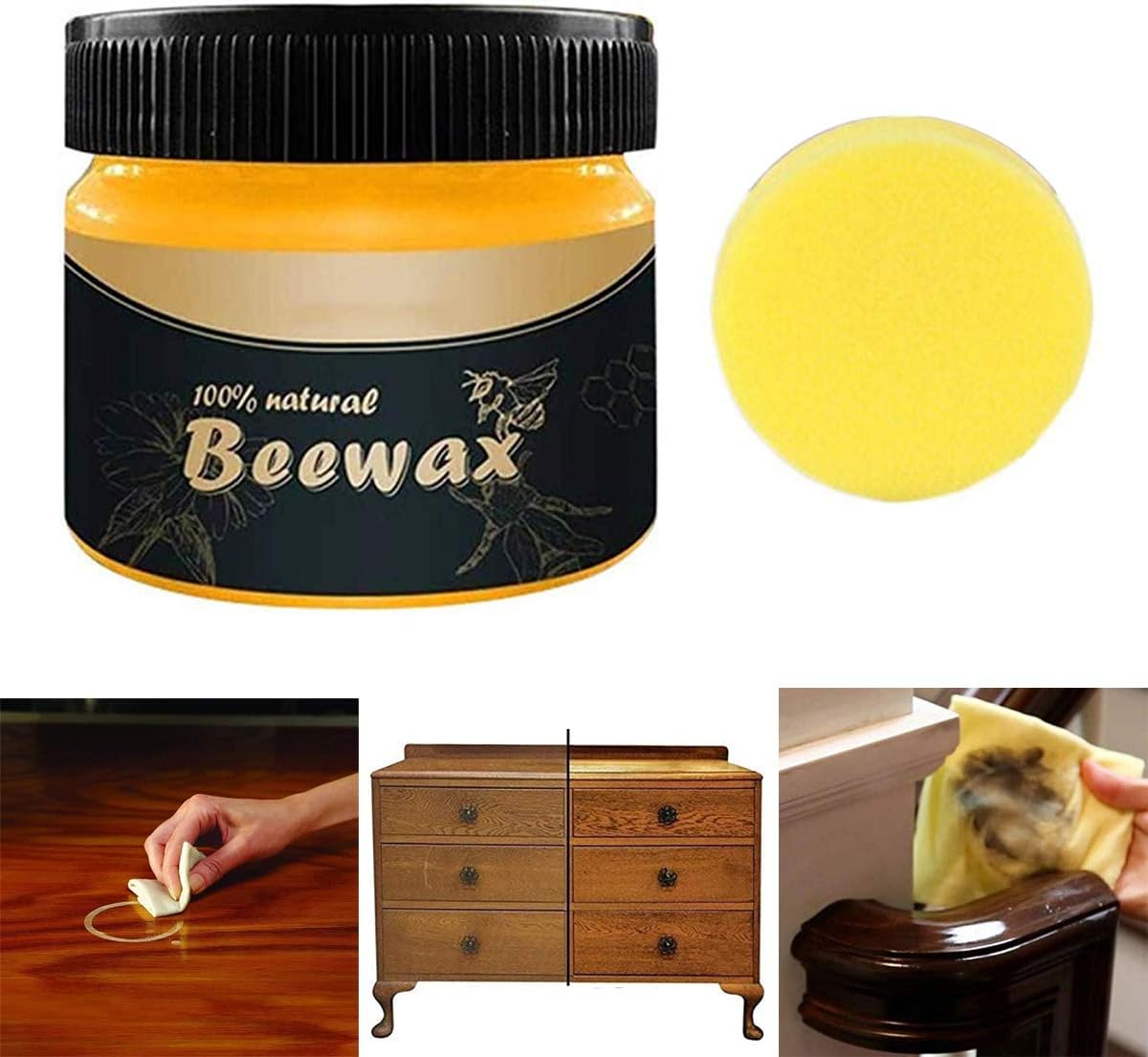 Beeswax Furniture Polish and Cleaner for Furniture Care