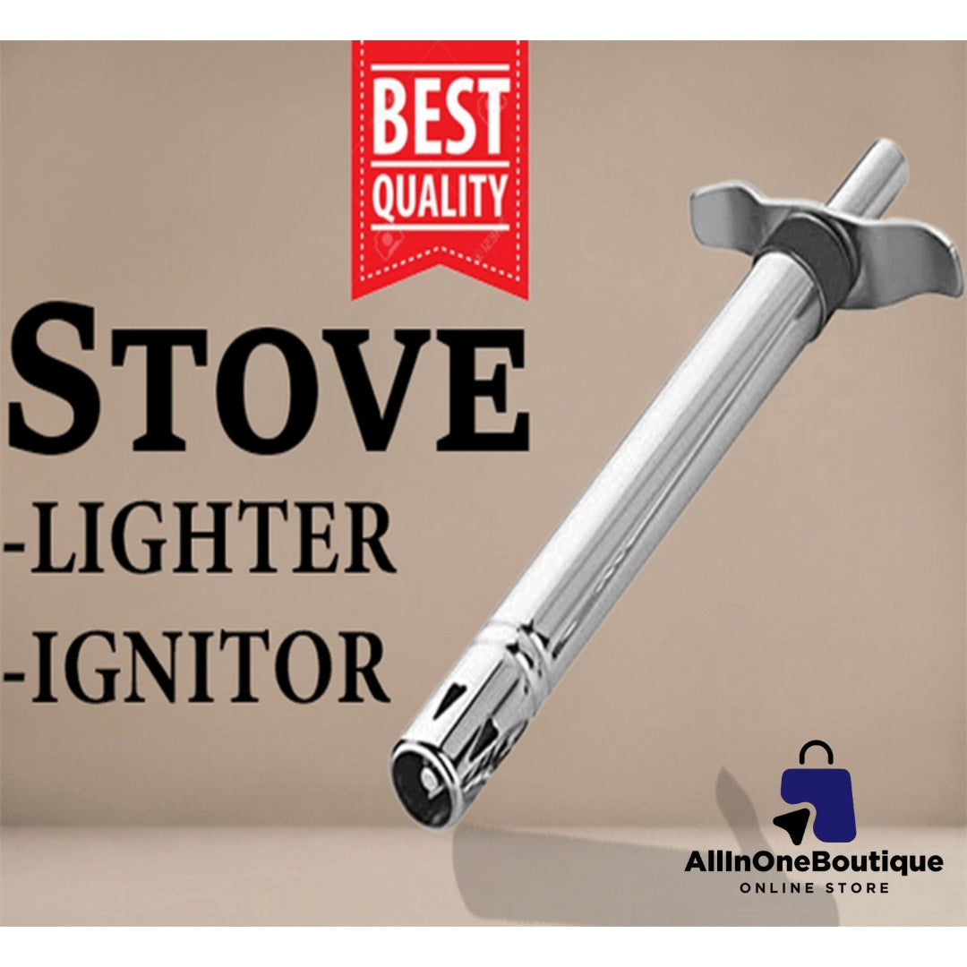Stainless Steel Kitchen Stove Lighter - Fuel-Free, Refillable