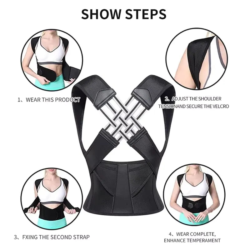 New Advanced 2.0 Imported Comfort Posture Correction Brace
