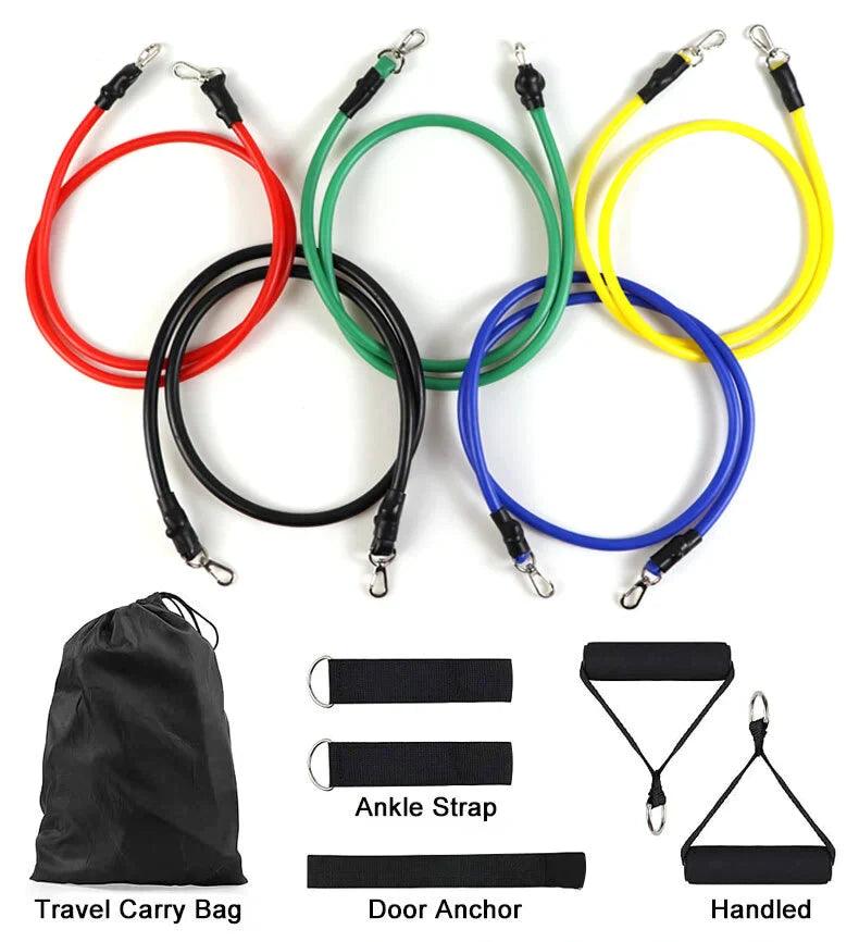 11Pcs Power Resistance Band Set - Fitone