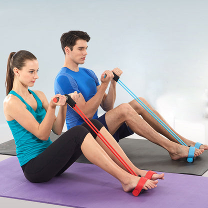 Sit-up Elastic Pull Rope Pedal Tummy Trimmer