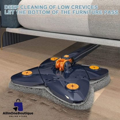 Four Leaf Clover Shaped 360 Degree Rotatable Adjustable Cleaning Mop, Wet and Dry Mop for Ceilings, Corners, Glass Bonsem