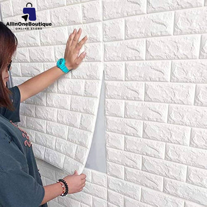 3D Brick Wallpaper - Self Adhesive PE Foam Brick Design,3D Wall Stickers