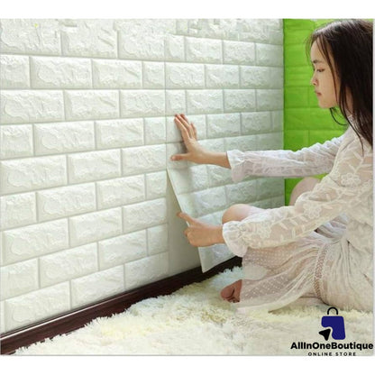 3D Brick Wallpaper - Self Adhesive PE Foam Brick Design,3D Wall Stickers