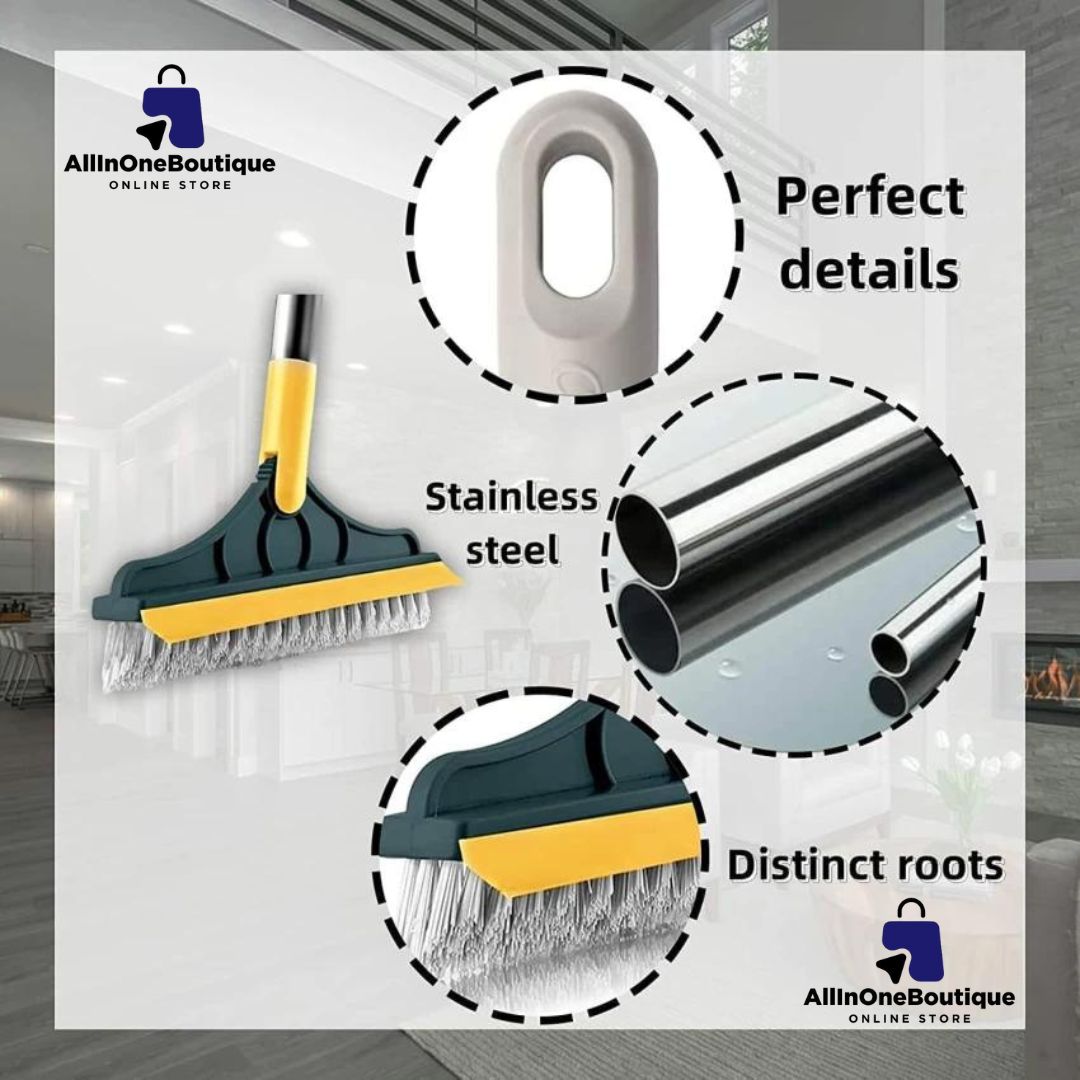 2 in 1 Cleaning Brush with wiper