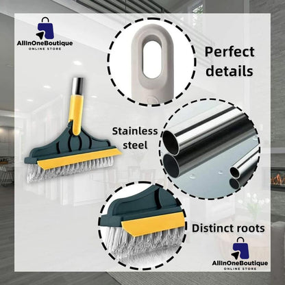 2 in 1 Cleaning Brush with wiper
