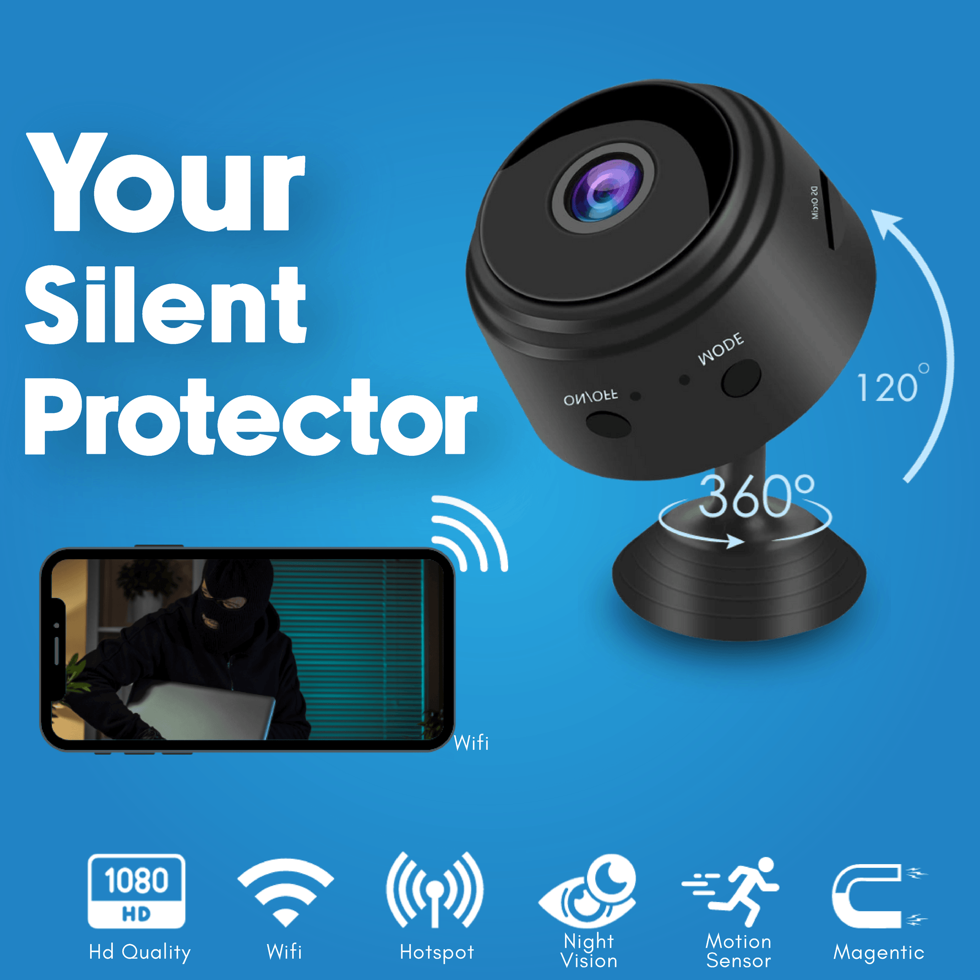 A9 MINI FULL HD CAMERA 1080P - Fitone