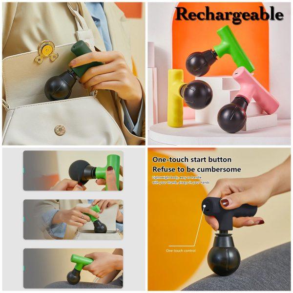 Mini Fascial Gun – Portable Massage & Therapy Device For Relaxation - Fitone